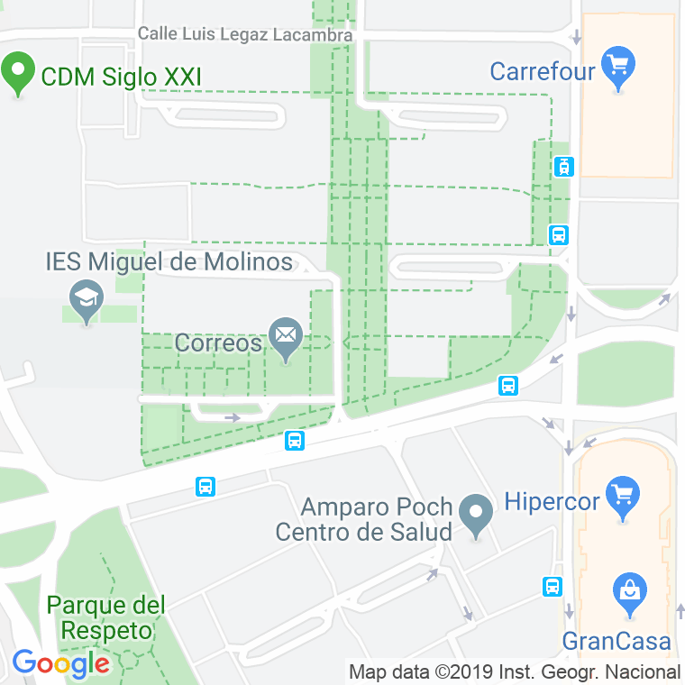 Código Postal calle Mario Vargas Llosa en Zaragoza