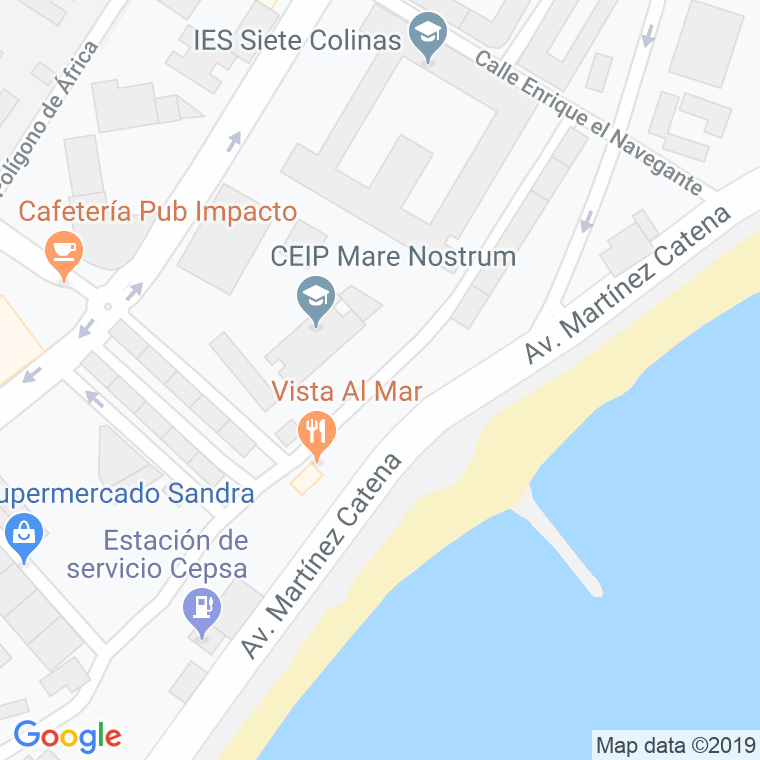 Código Postal calle Alferez Provisional en Ceuta