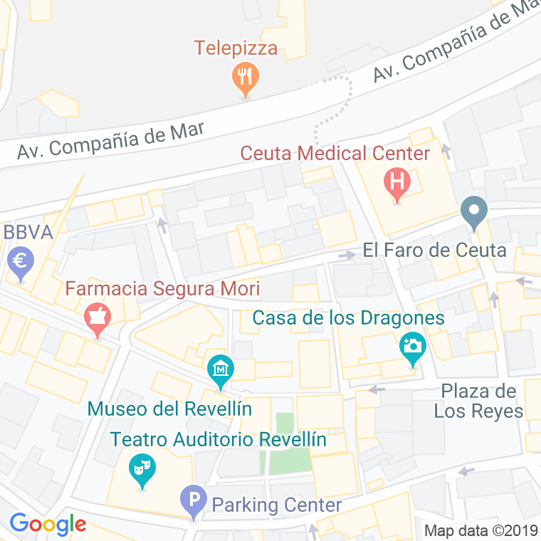 Código Postal calle Antioco en Ceuta