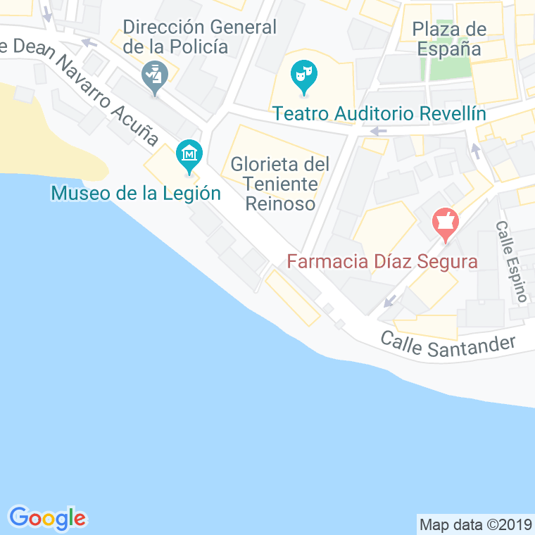 Código Postal calle Fuente Caballos en Ceuta