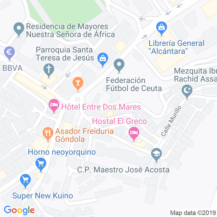 Código Postal calle Flecha Bermudez en Ceuta