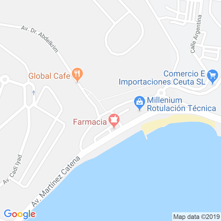 Código Postal calle Cabrerizas Bajas en Ceuta