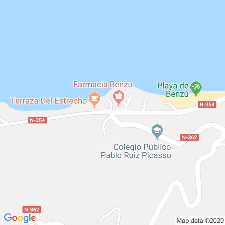 Código Postal calle Benzu en Ceuta
