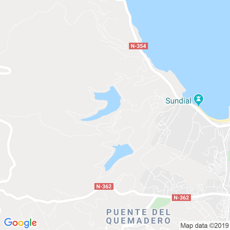 Código Postal calle Embalse, Del, carretera en Ceuta