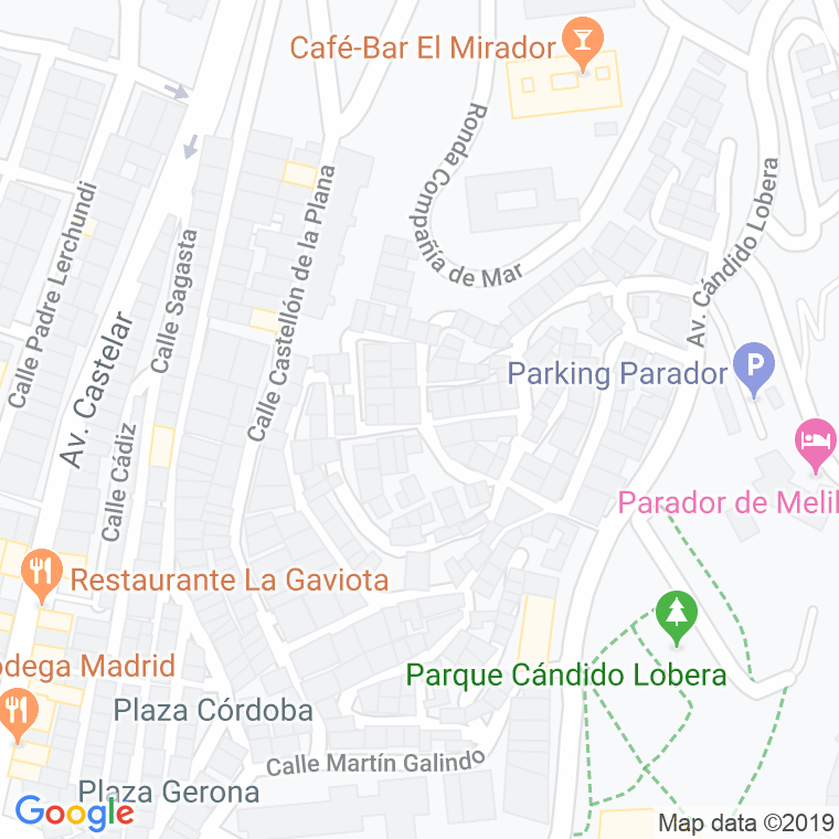 Código Postal calle Blas De Otero en Melilla