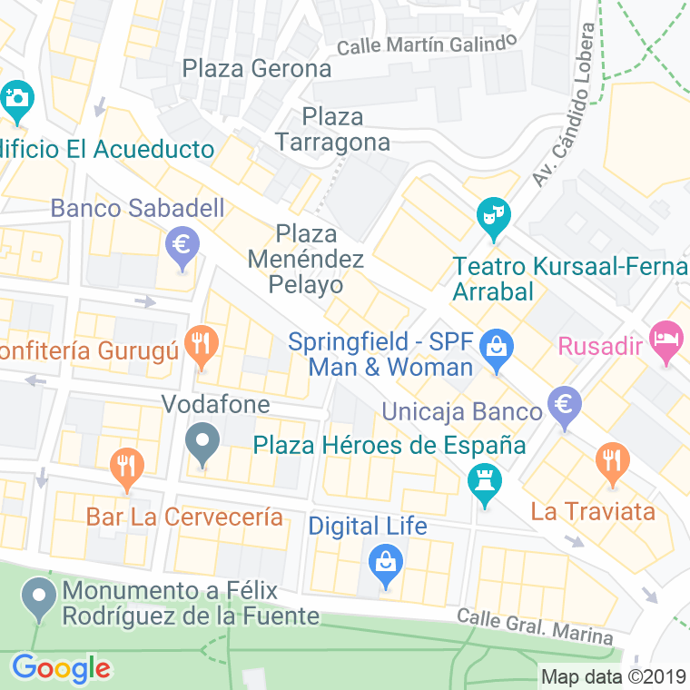 Código Postal calle Europa, De, avenida en Melilla