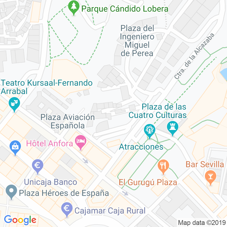 Código Postal calle Fuerte San Miguel en Melilla