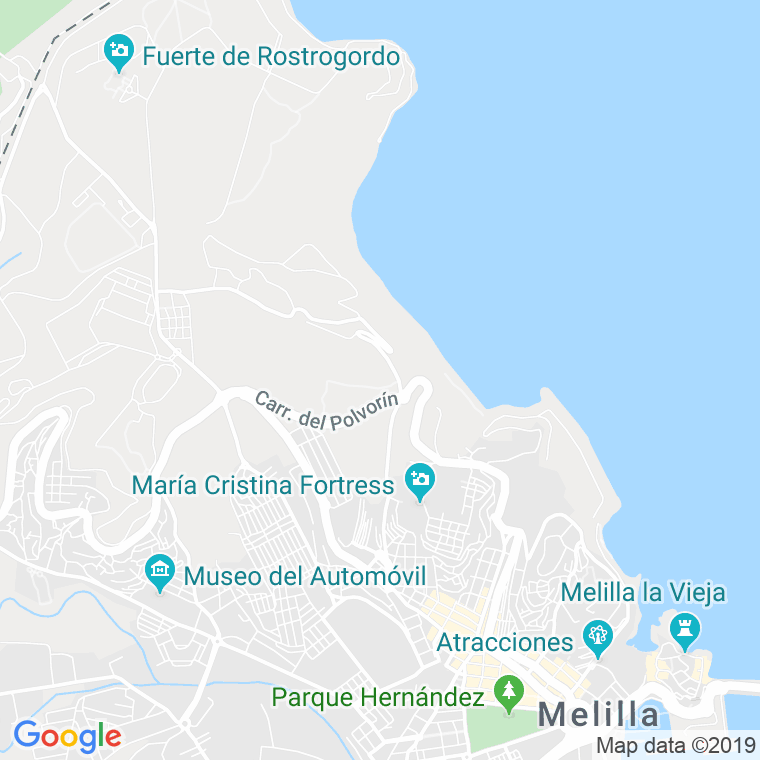Código Postal calle Kaifas en Melilla