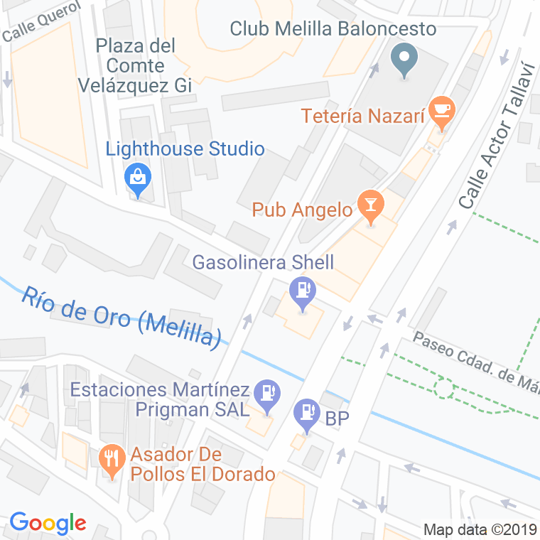 Código Postal calle Antonio Diez, avenida en Melilla