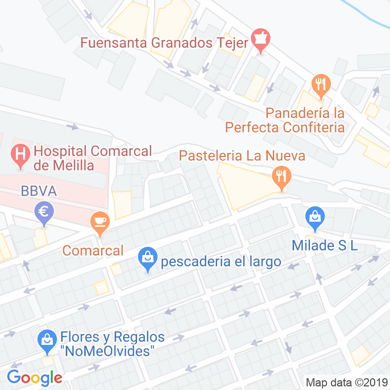 Código Postal calle Barberan Y Collar en Melilla