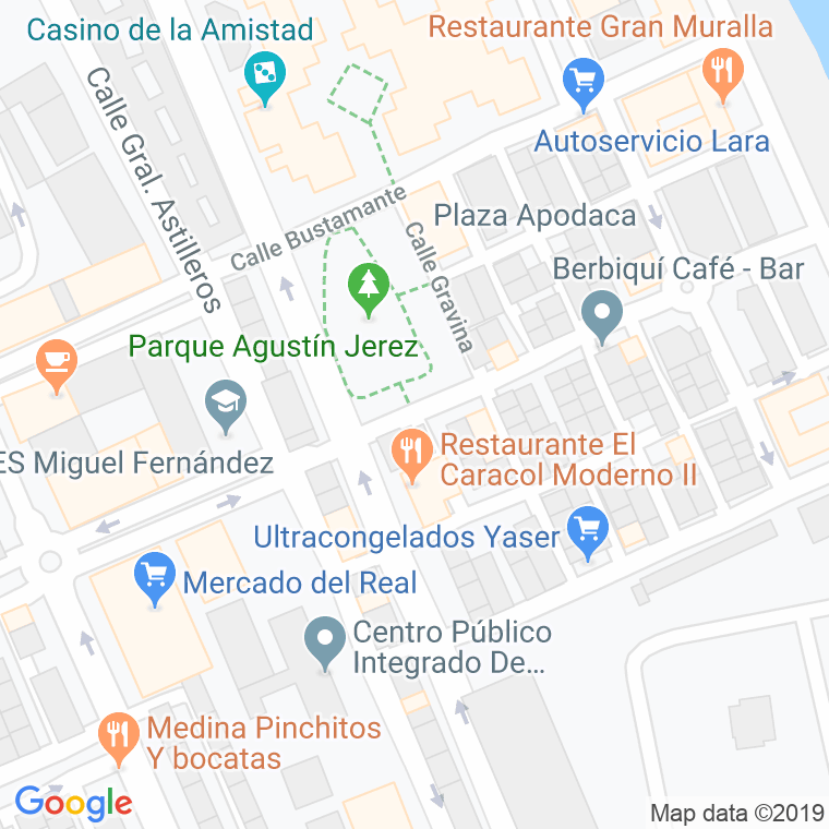 Código Postal calle Churruca en Melilla